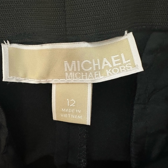 MICHAEL Michael Kors Black Ponte Pants – Size 12 | Stretch Comfort - Picture 9 of 10
